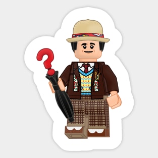 Lego Seventh Doctor Sticker